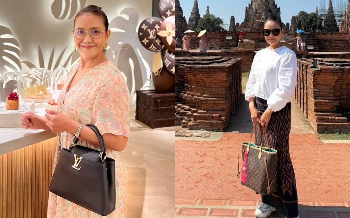 Mẹ Lisa gây choáng khi mang túi Hermès đắt đỏ - Ảnh 4.