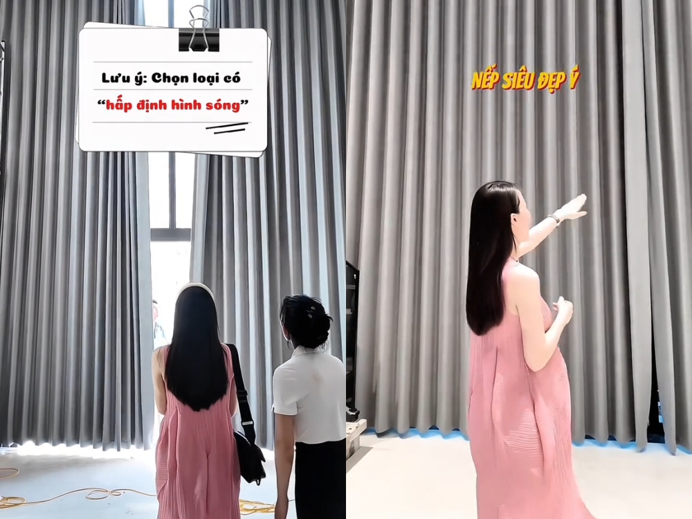 Hết đệm ngủ 213 triệu, MC Ngô Mai Phương lại gây trầm trồ với bộ rèm thông tầng "đẹp tới từng tiểu tiết"- Ảnh 5. Hết đệm ngủ 213 triệu, MC Ngô Mai Phương lại gây trầm trồ với bộ rèm thông tầng "đẹp tới từng tiểu tiết"- Ảnh 5.