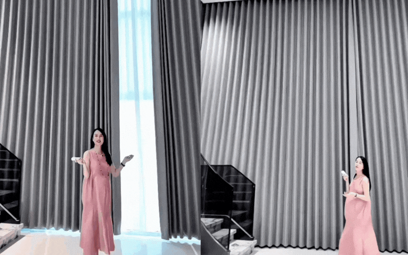 Hết đệm ngủ 213 triệu, MC Ngô Mai Phương lại gây trầm trồ với bộ rèm thông tầng "đẹp tới từng tiểu tiết"- Ảnh 3. Hết đệm ngủ 213 triệu, MC Ngô Mai Phương lại gây trầm trồ với bộ rèm thông tầng "đẹp tới từng tiểu tiết"- Ảnh 3.