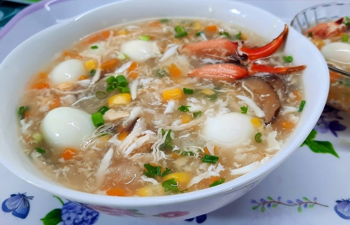 Cách làm súp cua đơn giản - Ảnh 1.