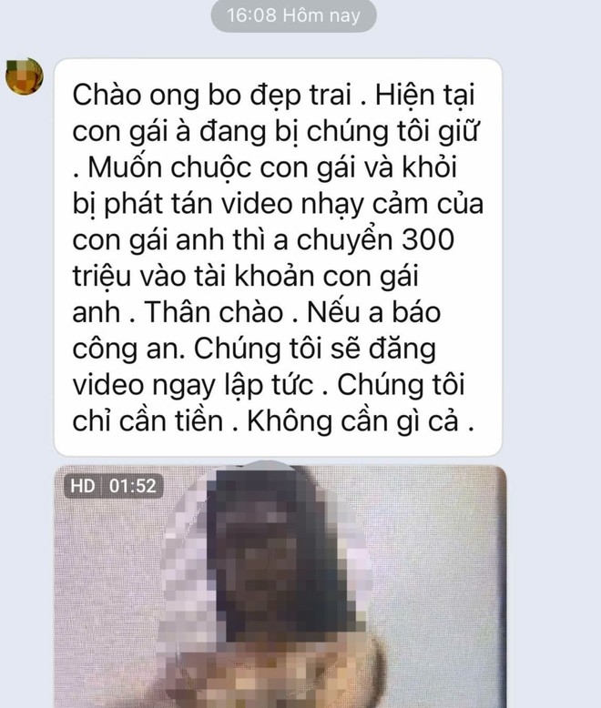 Vụ nữ sinh Hà Nội bị thao túng tâm lý, ép quay clip nhạy cảm tống tiền bố mẹ: Những tin nhắn rùng mình và thủ đoạn tinh vi ép nữ sinh tự &quot;giam lỏng&quot; trong nhà nghỉ - Ảnh 1.
