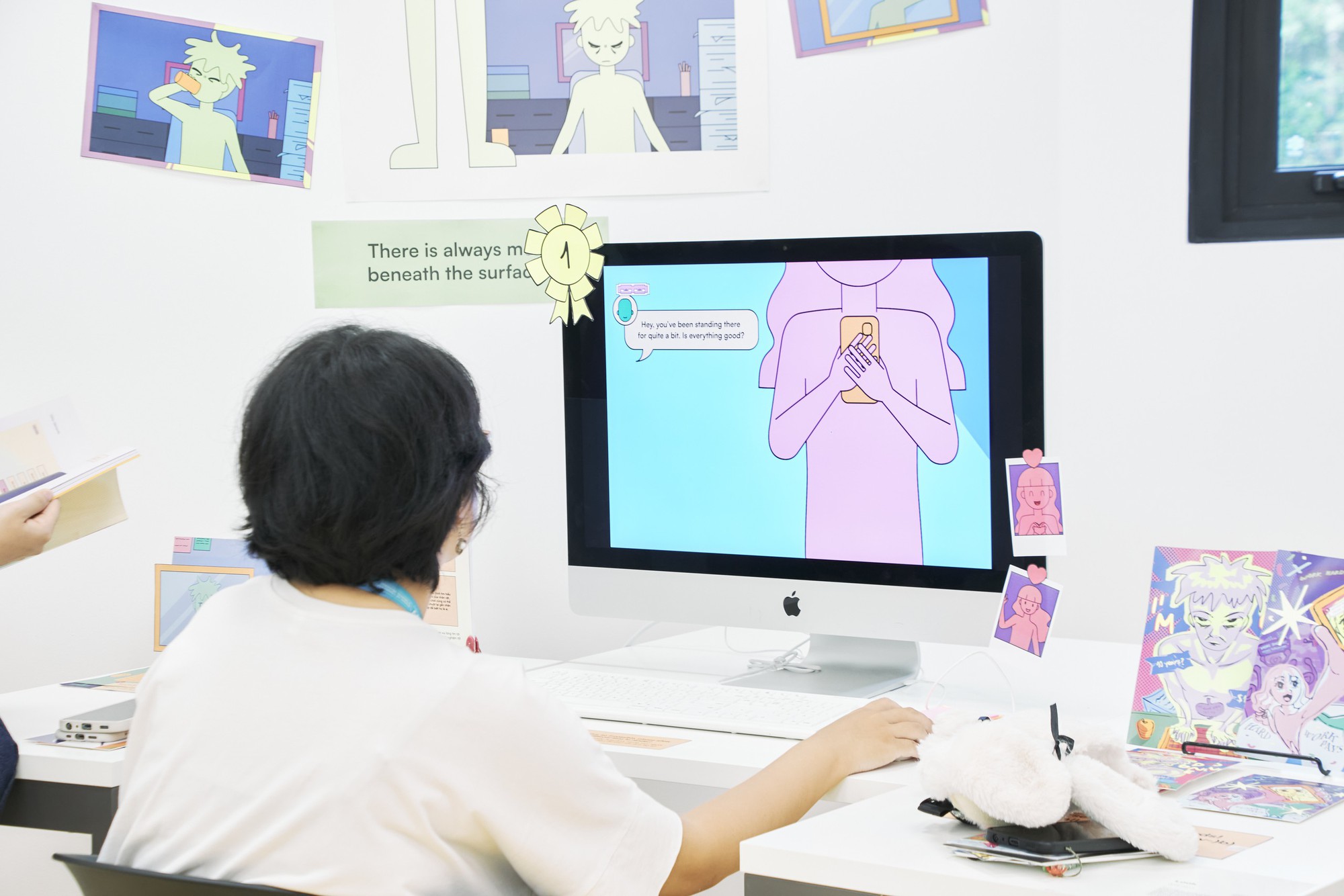 Hàng trăm người thích thú tham quan loạt tác phẩm cực CHẤT của sinh viên khoa Truyền thông & Sáng tạo Đại học BUV- Ảnh 9.