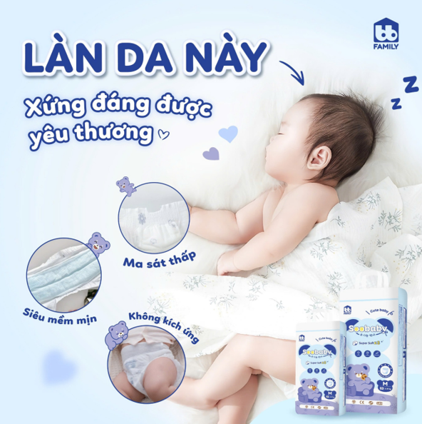 "Tân binh" Soobaby : Dòng bỉm bông organic, dịu dàng với da bé nhưng vẫn thấm hút tốt - Ảnh 1. "Tân binh" Soobaby : Dòng bỉm bông organic, dịu dàng với da bé nhưng vẫn thấm hút tốt - Ảnh 1.