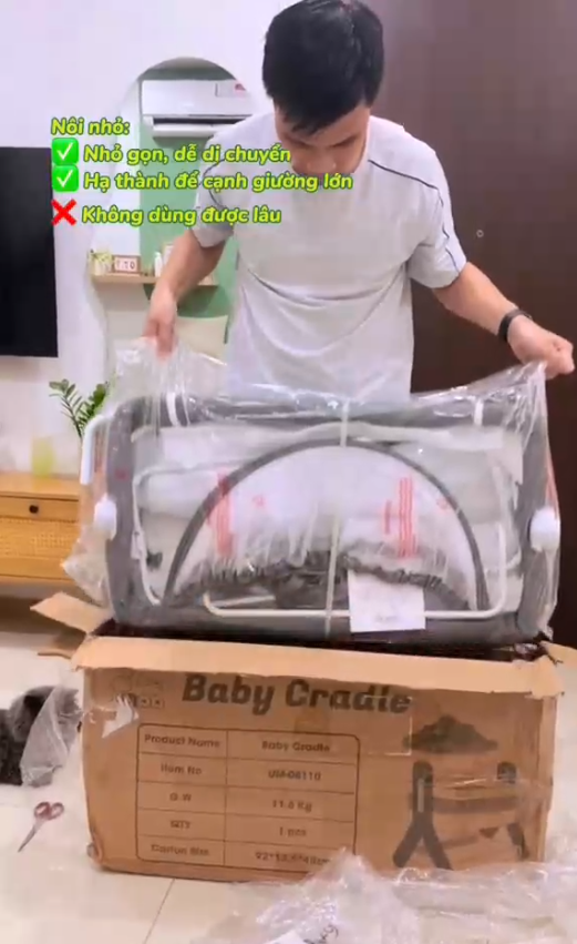Review chiếc nôi nhà Umoo: Nâng hạ thành linh hoạt, nhỏ gọn dễ di chuyển nhưng có đáng để xuống tiền?- Ảnh 1.