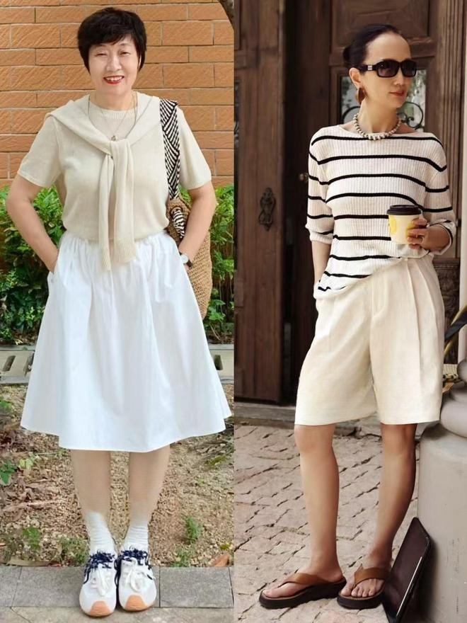 3 bí quyết phối đồ giúp phụ nữ trung niên tôn da, trẻ hơn tuổi thật - Ảnh 2. 3 bí quyết phối đồ giúp phụ nữ trung niên tôn da, trẻ hơn tuổi thật - Ảnh 2.