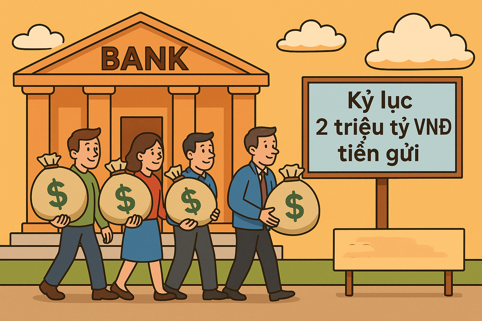 Chưa từng có: Hai ngân hàng Việt cùng cán mốc 2 triệu tỷ đồng tiền gửi - Ảnh 1. Chưa từng có: Hai ngân hàng Việt cùng cán mốc 2 triệu tỷ đồng tiền gửi - Ảnh 1.