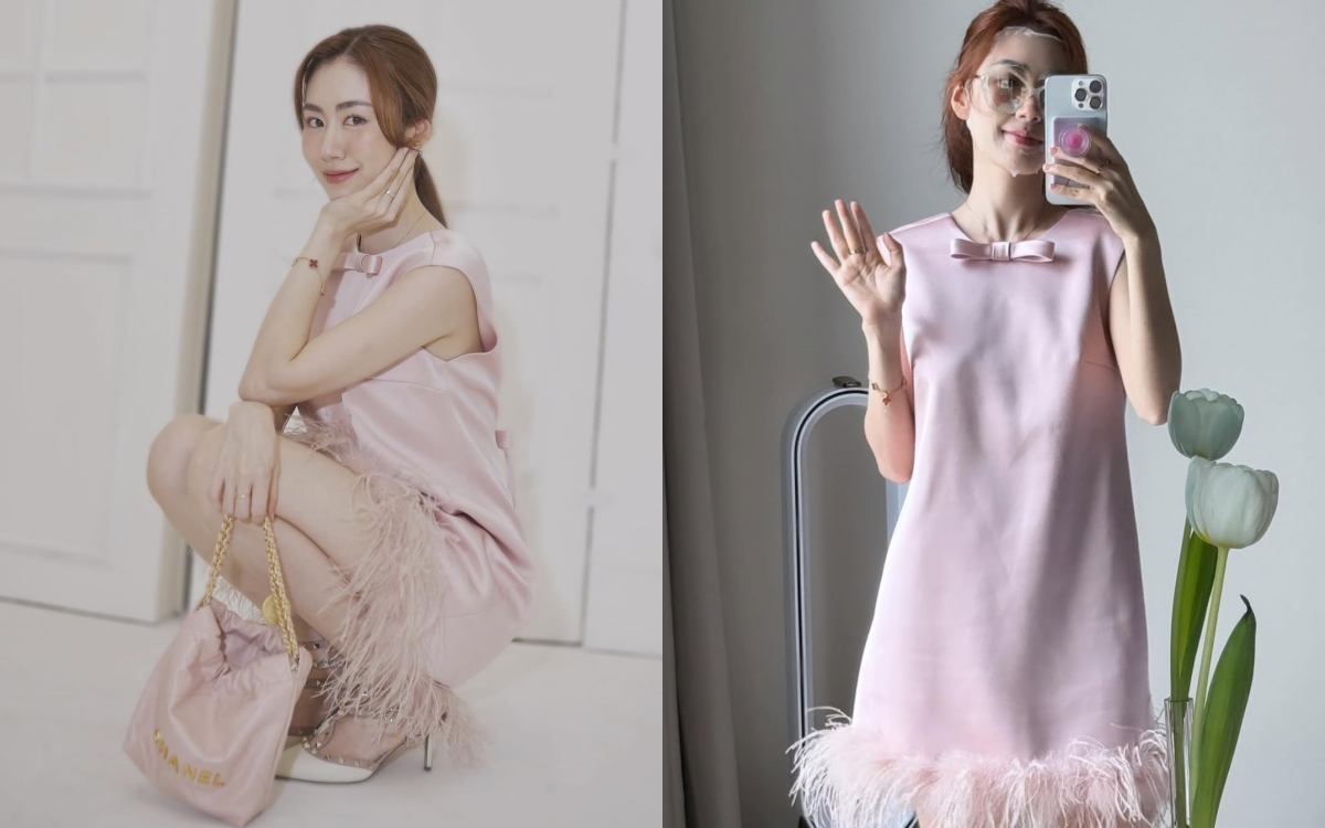 Loạt hot mom: Đỗ Mỹ Linh, Salim, Joyce Phạm trẻ xinh mê mẩn khi cùng diện 1 mẫu đầm - Ảnh 8. Loạt hot mom: Đỗ Mỹ Linh, Salim, Joyce Phạm trẻ xinh mê mẩn khi cùng diện 1 mẫu đầm - Ảnh 8.