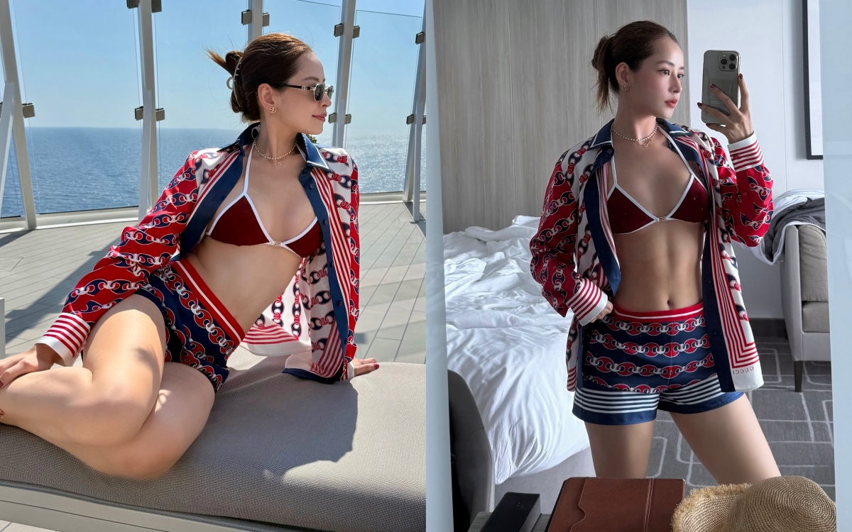 Hà Hồ đọ dáng cực gắt với Chi Pu khi diện bikini bé xíu - Ảnh 2. Hà Hồ đọ dáng cực gắt với Chi Pu khi diện bikini bé xíu - Ảnh 2.