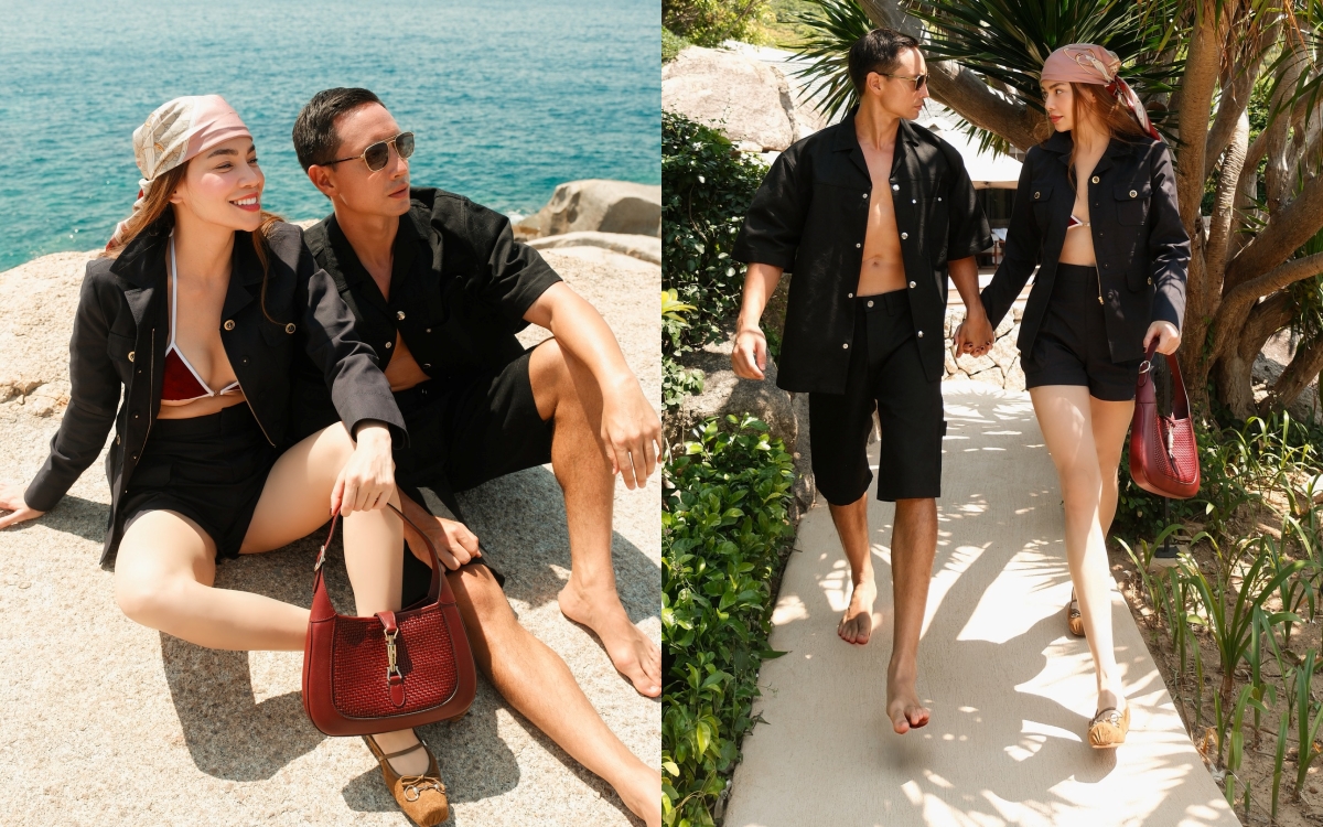 Hà Hồ đọ dáng cực gắt với Chi Pu khi diện bikini bé xíu - Ảnh 4. Hà Hồ đọ dáng cực gắt với Chi Pu khi diện bikini bé xíu - Ảnh 4.