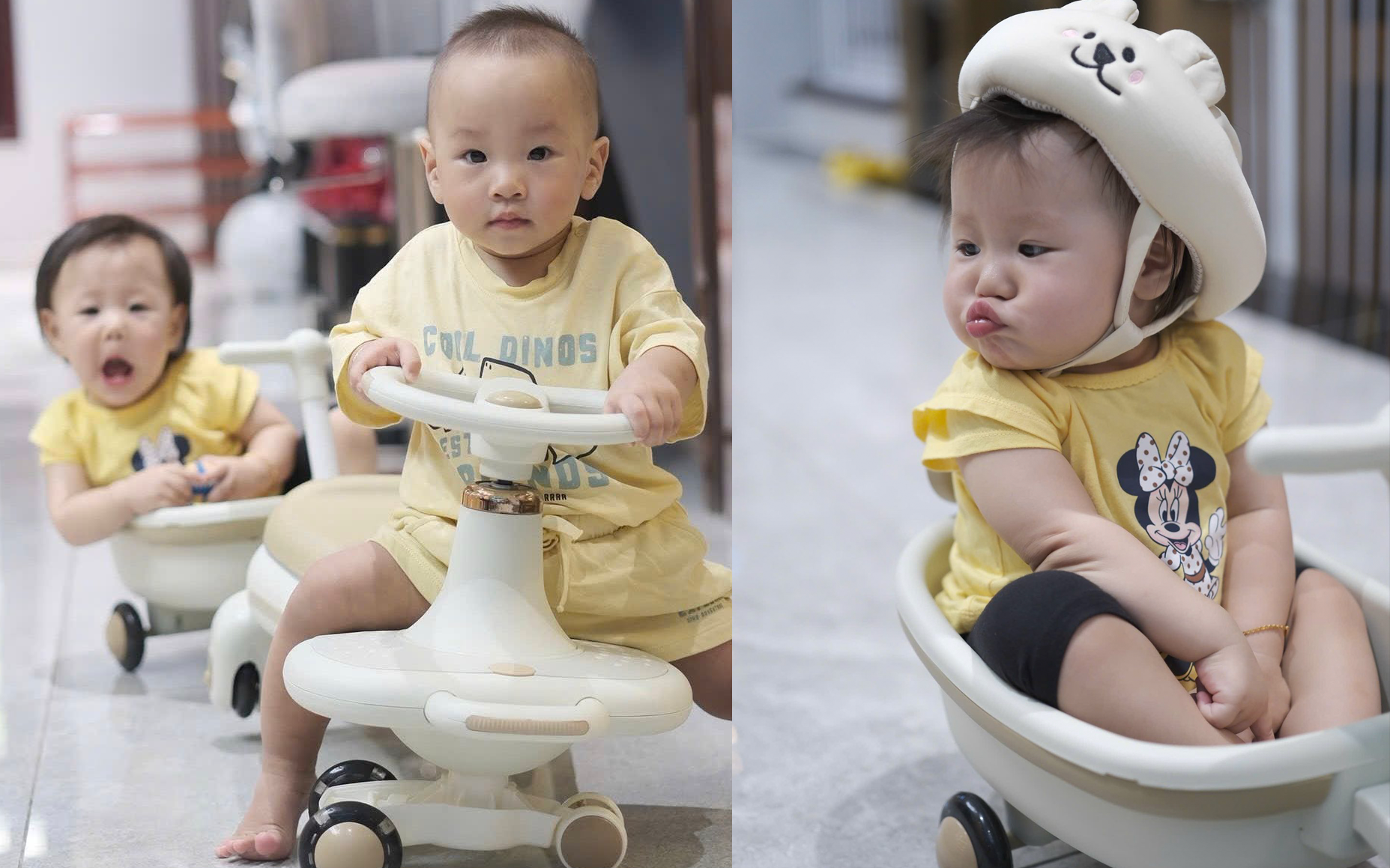 Hai nhóc tỳ nhà Phương Oanh - shark Bình khiến dân mạng cười ngất: Người thì nghiêm túc, người thì lầy hết nấc - Ảnh 1. Hai nhóc tỳ nhà Phương Oanh - shark Bình khiến dân mạng cười ngất: Người thì nghiêm túc, người thì lầy hết nấc - Ảnh 1.