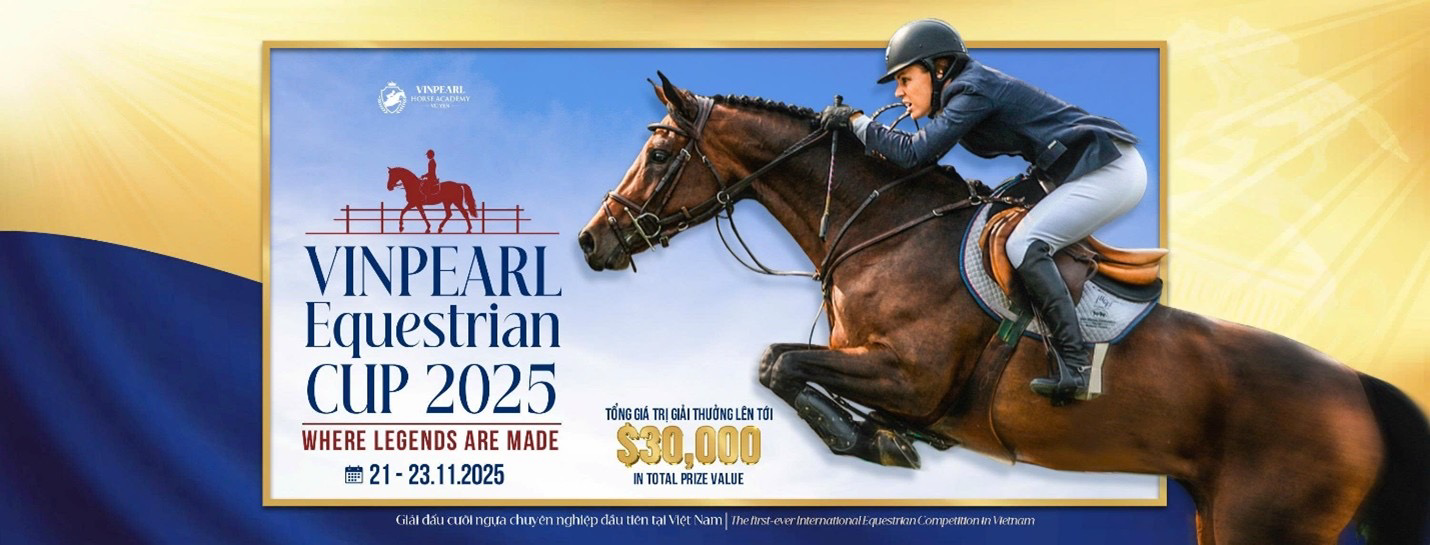 Sắp diễn ra giải cưỡi ngựa chuyên nghiệp tiên phong tại Việt Nam – Vinpearl Equestrian Cup 2025 - Ảnh 1.