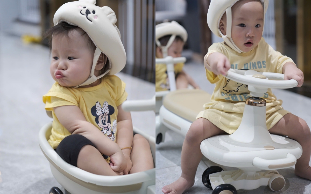 Con nhà Phương Oanh mê tít chiếc xe "tình thân mến thân", mẹ nào có 2 con rất nên rinh về - Ảnh 2. Con nhà Phương Oanh mê tít chiếc xe "tình thân mến thân", mẹ nào có 2 con rất nên rinh về - Ảnh 2.