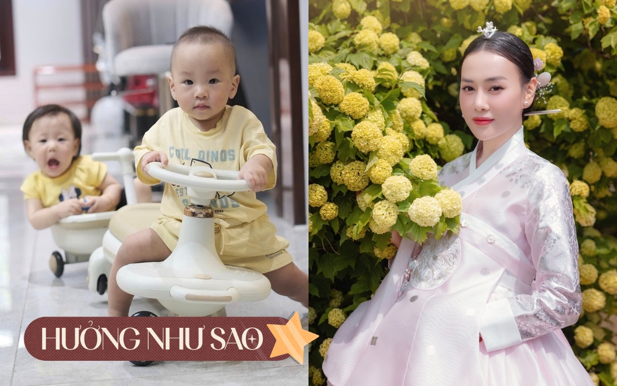 Con nhà Phương Oanh mê tít chiếc xe "tình thân mến thân", mẹ nào có 2 con rất nên rinh về - Ảnh 1. Con nhà Phương Oanh mê tít chiếc xe "tình thân mến thân", mẹ nào có 2 con rất nên rinh về - Ảnh 1.