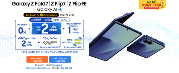 Siêu phẩm Samsung Galaxy Z Series 2025 - Ưu đãi chạm nóc - Ảnh 2. Siêu phẩm Samsung Galaxy Z Series 2025 - Ưu đãi chạm nóc - Ảnh 2.