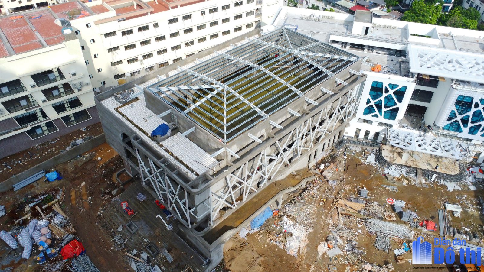 Thêm 1 trường TIỂU HỌC CÔNG LẬP đang dần hoàn thiện khiến phụ huynh Hà Nội phấn khích: Hoành tráng quá!- Ảnh 1. Thêm 1 trường TIỂU HỌC CÔNG LẬP đang dần hoàn thiện khiến phụ huynh Hà Nội phấn khích: Hoành tráng quá!- Ảnh 1.