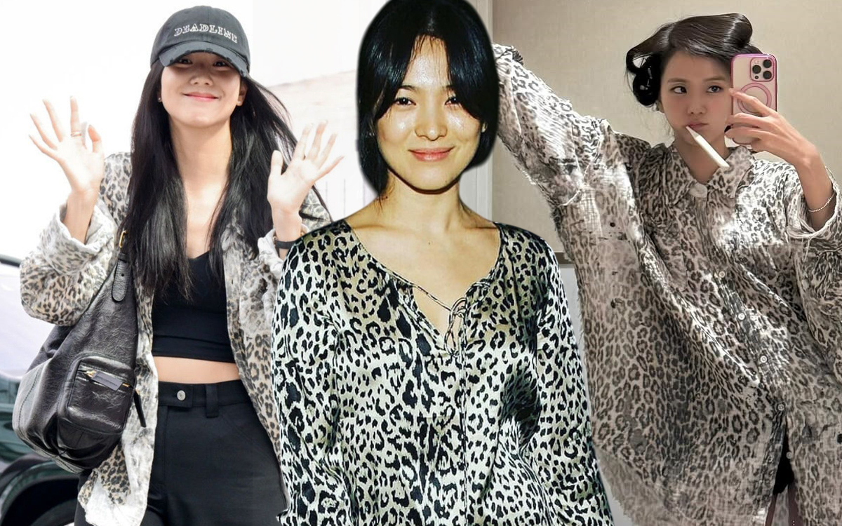 Song Hye Kyo và Jisoo cùng mê 1 kiểu sơ mi: Vừa dễ mặc còn &quot;hak tuổi&quot; trẻ trung - Ảnh 1.