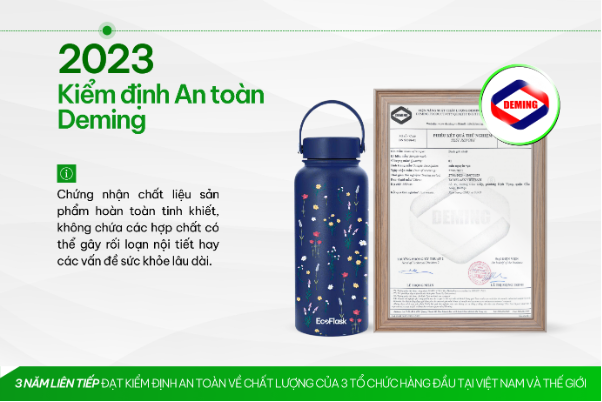 Bình giữ nhiệt EcoFlask 3 năm liên tiếp đạt kết quả kiểm nghiệm an toàn từ các tổ chức uy tín - vì sức khỏe gia đình Việt - Ảnh 2. Bình giữ nhiệt EcoFlask 3 năm liên tiếp đạt kết quả kiểm nghiệm an toàn từ các tổ chức uy tín - vì sức khỏe gia đình Việt - Ảnh 2.