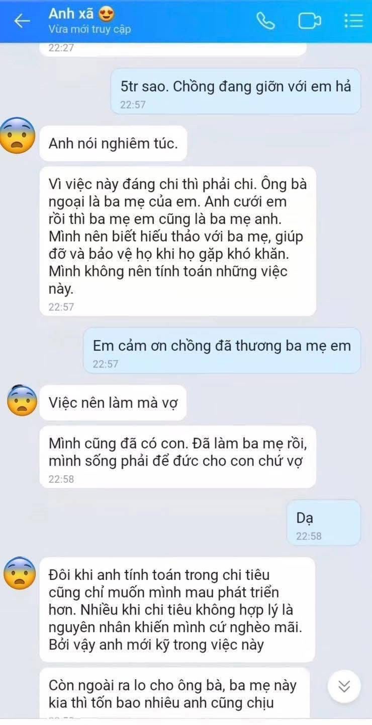 Đoạn chat hot MXH: Chồng không cho vợ mua cái váy 500 nghìn, ai ngờ cú twist 5 triệu khiến dân tình vội “quay xe”- Ảnh 3.