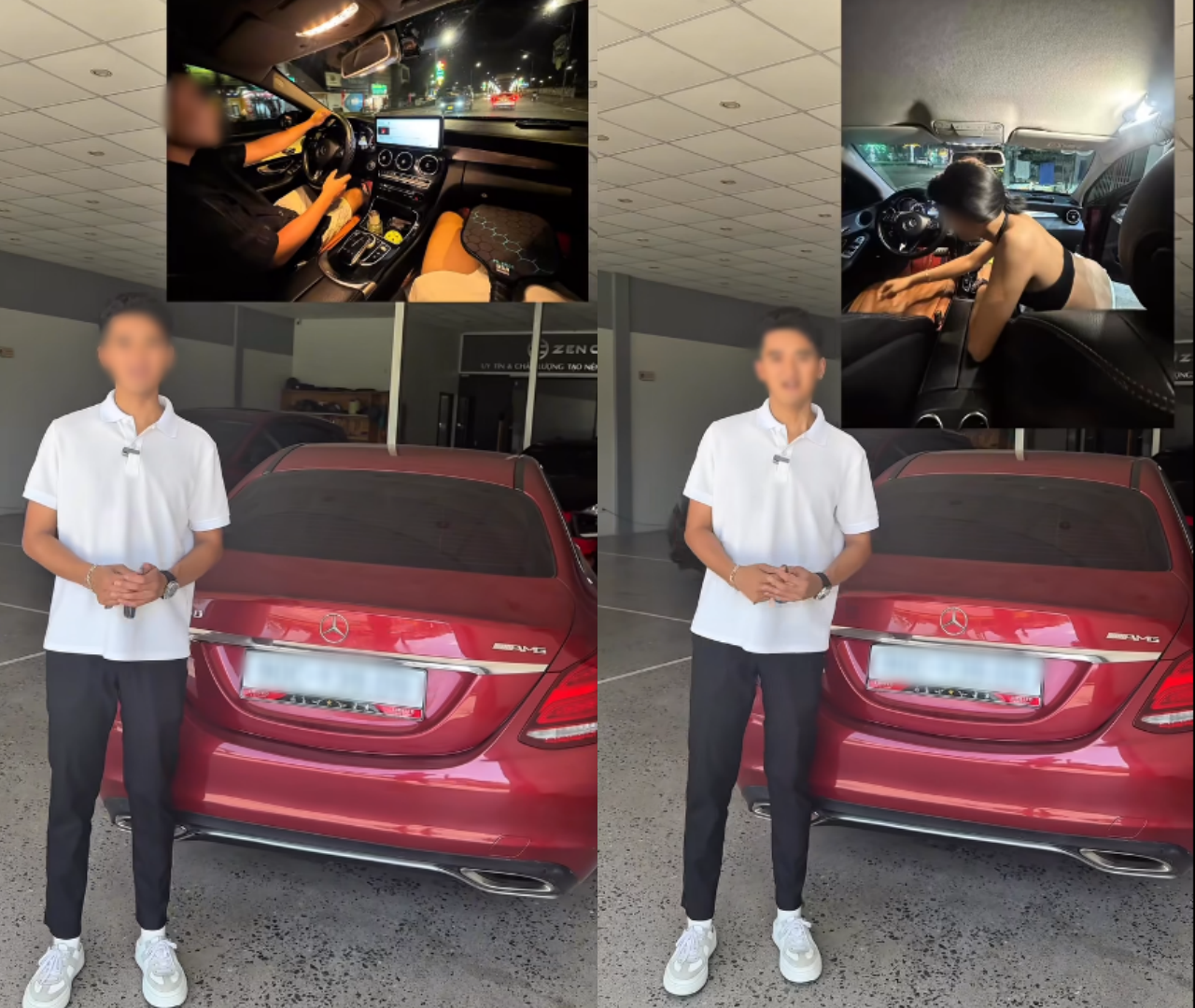 Clip đôi nam nữ bị quay cảnh thân mật trong xe Mercedes gây bão mạng: Người trong cuộc nói gì mà vẫn bị chỉ trích dữ dội? - Ảnh 2.