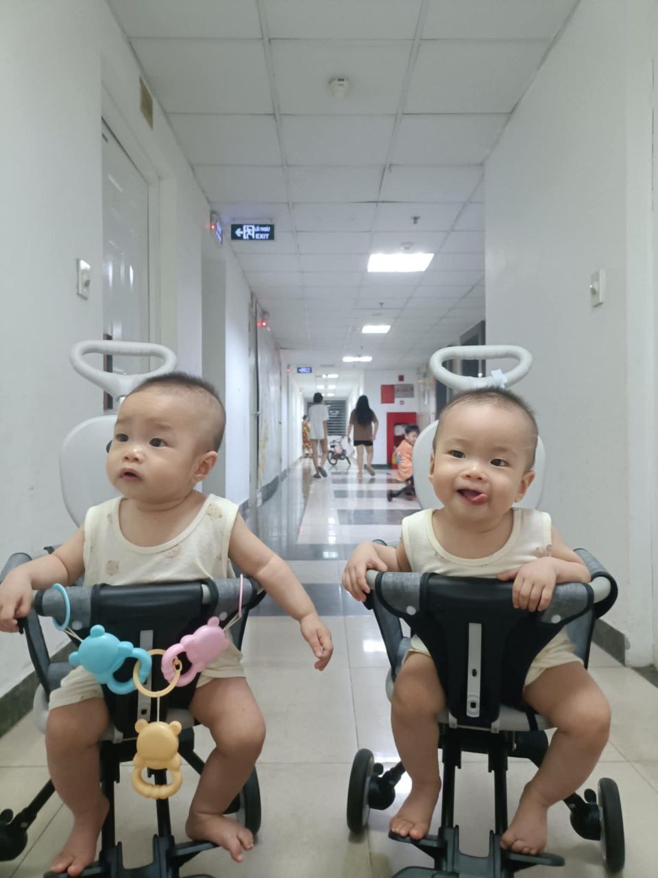 Review xe đẩy gấp gọn nhà Tobé của mẹ bỉm có 2 bạn nhỏ sinh đôi: Tính ứng dụng cao, dùng được từ trong nhà ra đến ngoài đường- Ảnh 11.