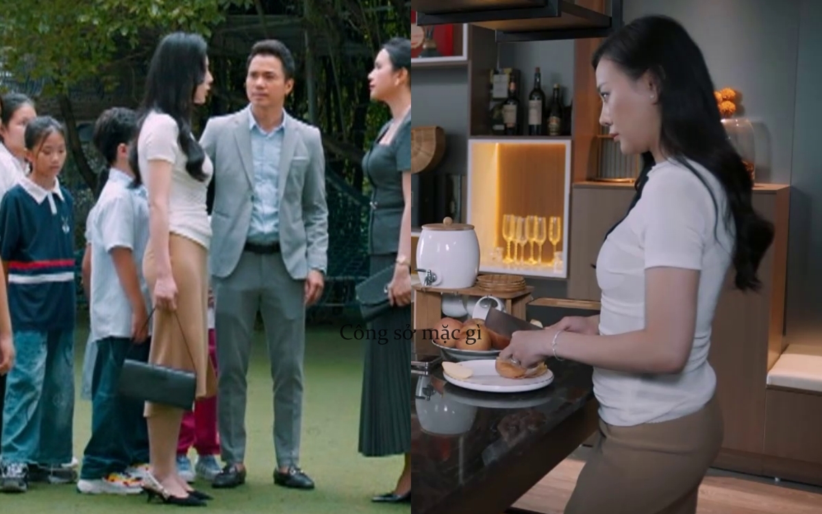 Phương Oanh thăng hạng phong cách, có cả loạt set đồ công sở đẹp mê trong phim mới - Ảnh 4.