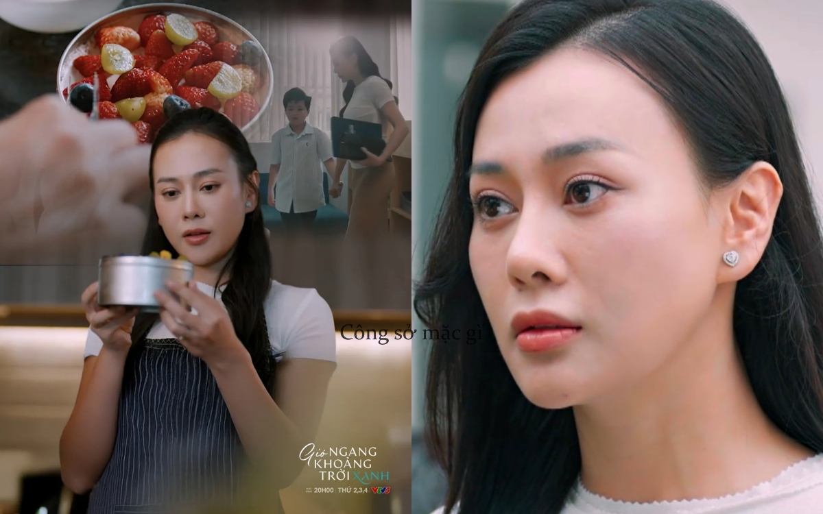 Phương Oanh thăng hạng phong cách, có cả loạt set đồ công sở đẹp mê trong phim mới - Ảnh 8.