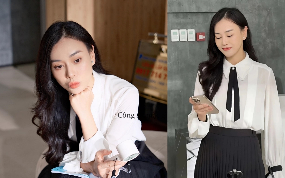 Phương Oanh thăng hạng phong cách, có cả loạt set đồ công sở đẹp mê trong phim mới - Ảnh 9.