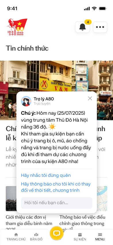 Người dân đi xem đại lễ A80 chú ý, đây là ứng dụng nên tải xuống ngay lúc này - Ảnh 5.