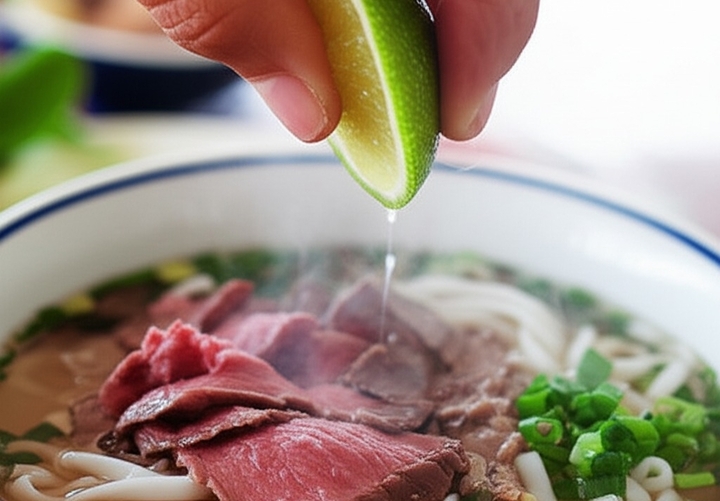 Vắt chanh vào phở bò có tác dụng bất ngờ gì? - Ảnh 1. Vắt chanh vào phở bò có tác dụng bất ngờ gì? - Ảnh 1.
