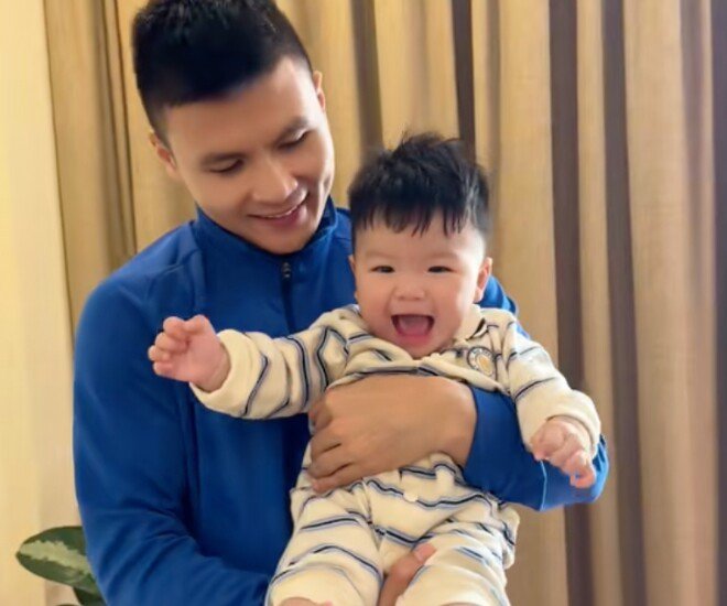 Hội 4 cậu ấm quý tử Gen Alpha làng bóng Việt: Bé nào cũng như sao y bản chính từ bố!- Ảnh 2.