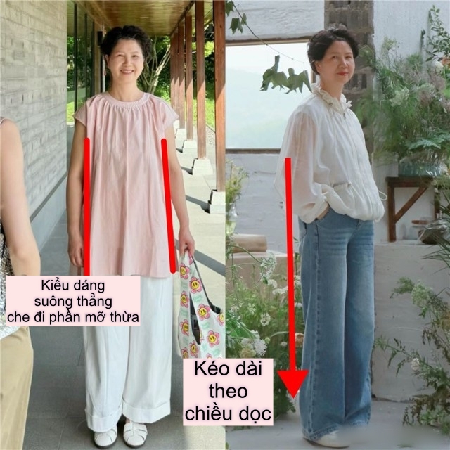 Phụ nữ tuổi 40+ nên tránh xa áo hoa sặc sỡ, chọn dáng suông thẳng để che khuyết điểm - Ảnh 13. Phụ nữ tuổi 40+ nên tránh xa áo hoa sặc sỡ, chọn dáng suông thẳng để che khuyết điểm - Ảnh 13.