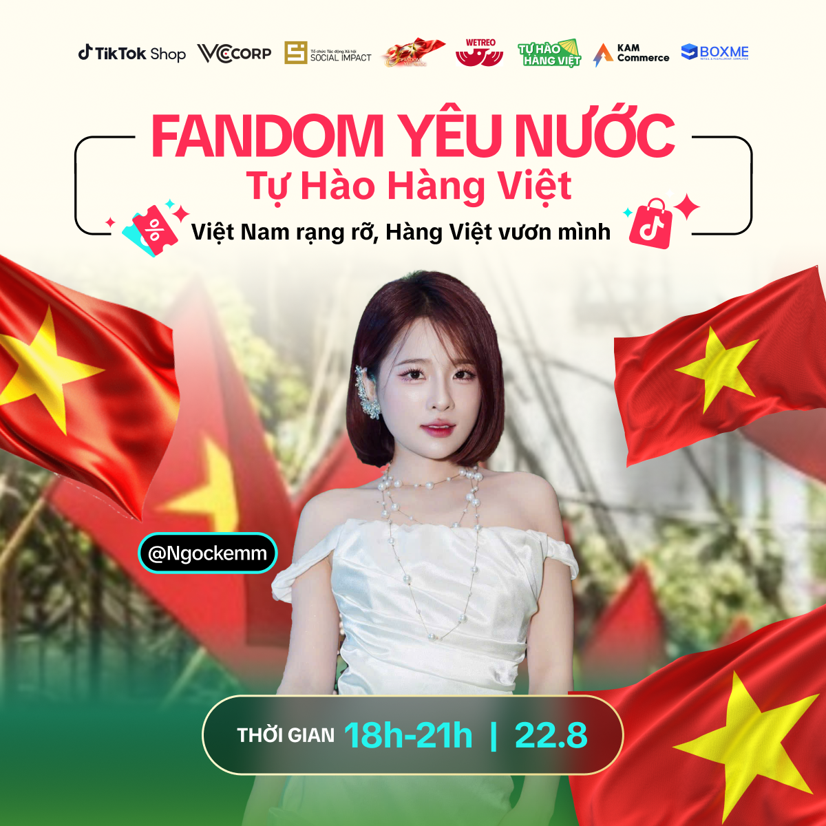 “Fandom Yêu Nước - Tự hào hàng Việt”: Livestream đặc biệt quy tụ Long Chun, Ngọc Kem cùng hàng loạt sản phẩm Việt độc đáo, sáng tạo- Ảnh 3. “Fandom Yêu Nước - Tự hào hàng Việt”: Livestream đặc biệt quy tụ Long Chun, Ngọc Kem cùng hàng loạt sản phẩm Việt độc đáo, sáng tạo- Ảnh 3.