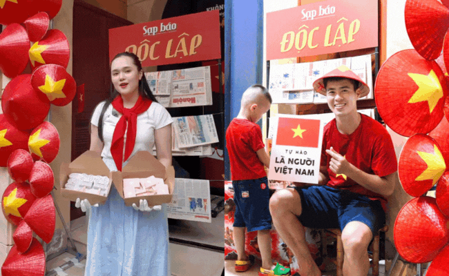 &quot;Còn tổng hợp luyện A80 em còn mở quầy&quot;,vợ Duy Mạnh phát 700 cây kem, bánh mì tại nhà mặt phố 6 tầng hôm nay! - Ảnh 2.