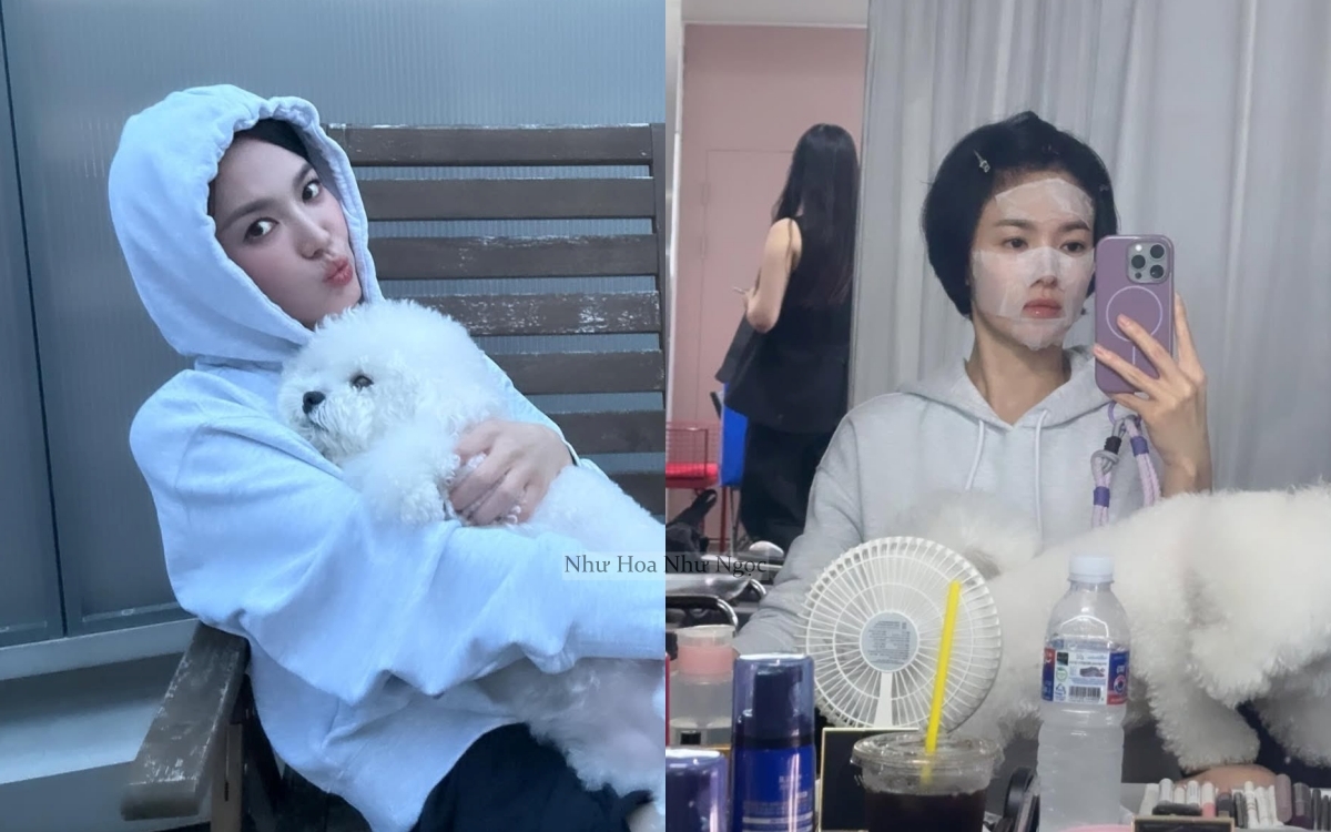 Không phải mặt nạ giấy, Song Hye Kyo sử dụng món đồ đặc biệt này để dưỡng da cấp tốc - Ảnh 3.
