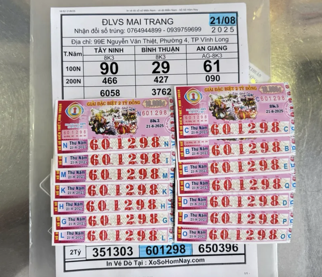 Được người bán dạo dúi cho 2 tờ vé số, người phụ nữ đem đi dò: Ngỡ ngàng nhìn kết quả - Ảnh 2.