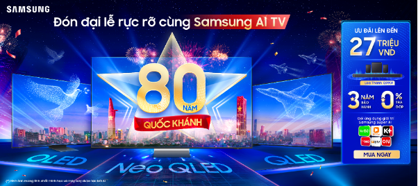 Lên lịch đón Quốc khánh tại nhà với nhiều hoạt động hấp dẫn cùng Samsung AI TV - Ảnh 3.