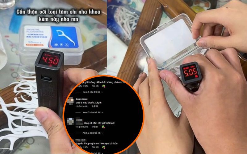 Mạng xã hội xôn xao, nhiều người lo lắng vì tăm chỉ nha khoa chứa huỳnh quang: Chuyên gia nói gì?