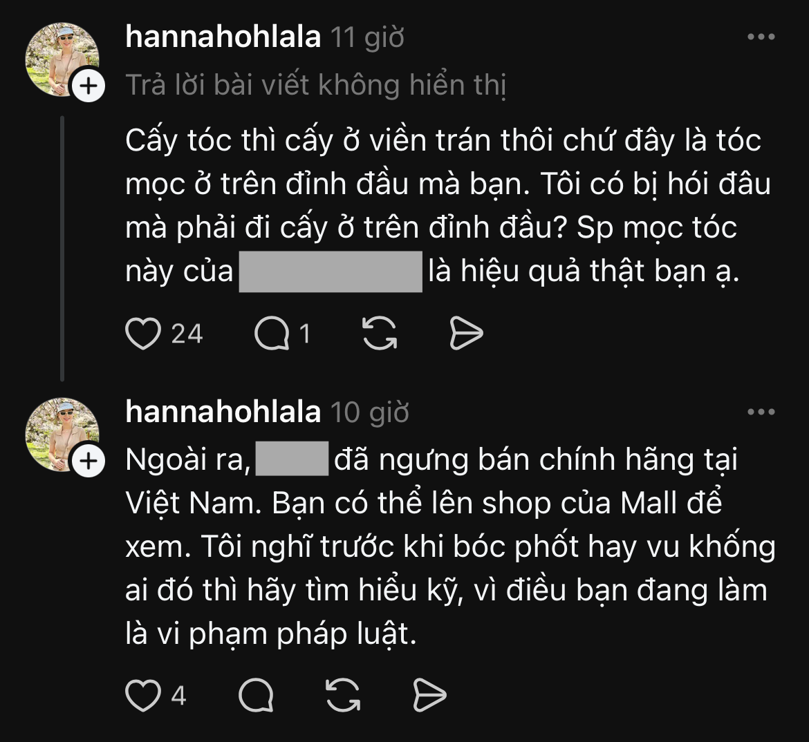 Chuyện gì khiến Hannah Olala bức xúc lên tiếng giữa đêm: Chuyện gì khiến Hannah Olala bức xúc lên tiếng giữa đêm: