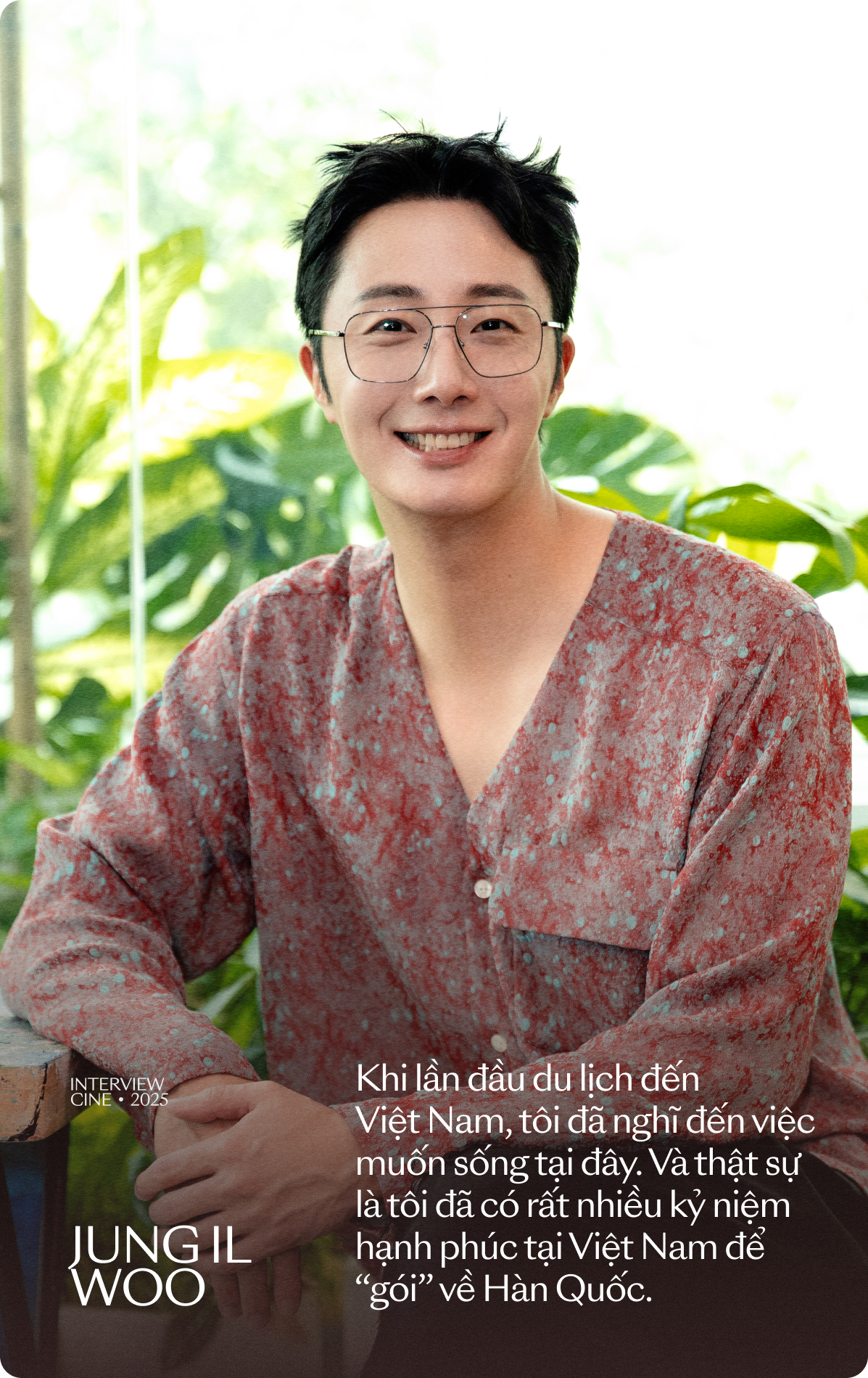 Jung Il Woo: Tôi muốn đóng cùng Trấn Thành trong một bộ phim "sặc mùi" nam tính - Ảnh 5. Jung Il Woo: Tôi muốn đóng cùng Trấn Thành trong một bộ phim "sặc mùi" nam tính - Ảnh 5.