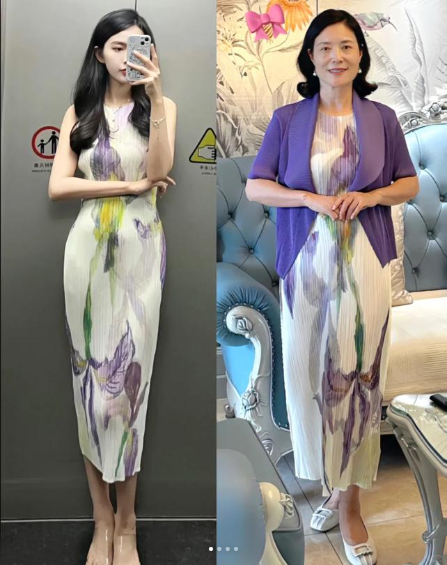 Khi phụ nữ 40+ diện váy hoa, thời gian bỗng trở thành điểm cộng quyến rũ- Ảnh 5. Khi phụ nữ 40+ diện váy hoa, thời gian bỗng trở thành điểm cộng quyến rũ- Ảnh 5.