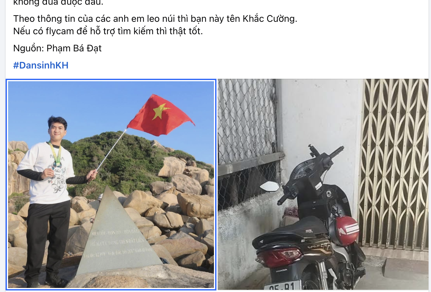 Tìm kiếm thanh niên mất tích 2 ngày khi leo núi Hoàng Ngưu Sơn- Ảnh 1.