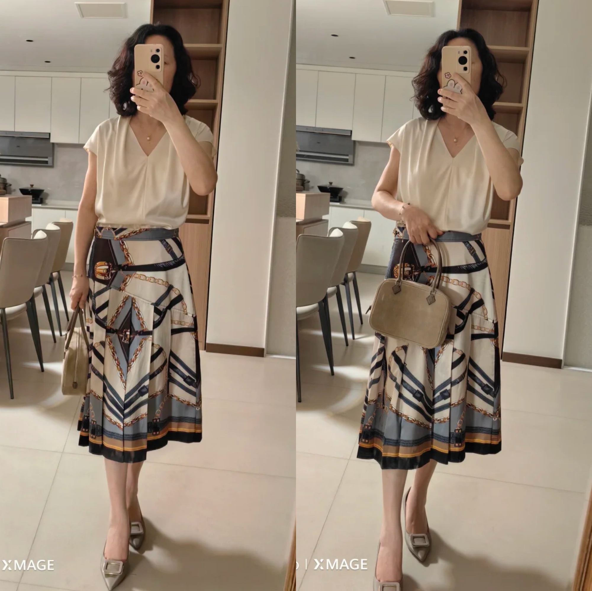 Khi phụ nữ 40+ diện váy hoa, thời gian bỗng trở thành điểm cộng quyến rũ- Ảnh 8. Khi phụ nữ 40+ diện váy hoa, thời gian bỗng trở thành điểm cộng quyến rũ- Ảnh 8.