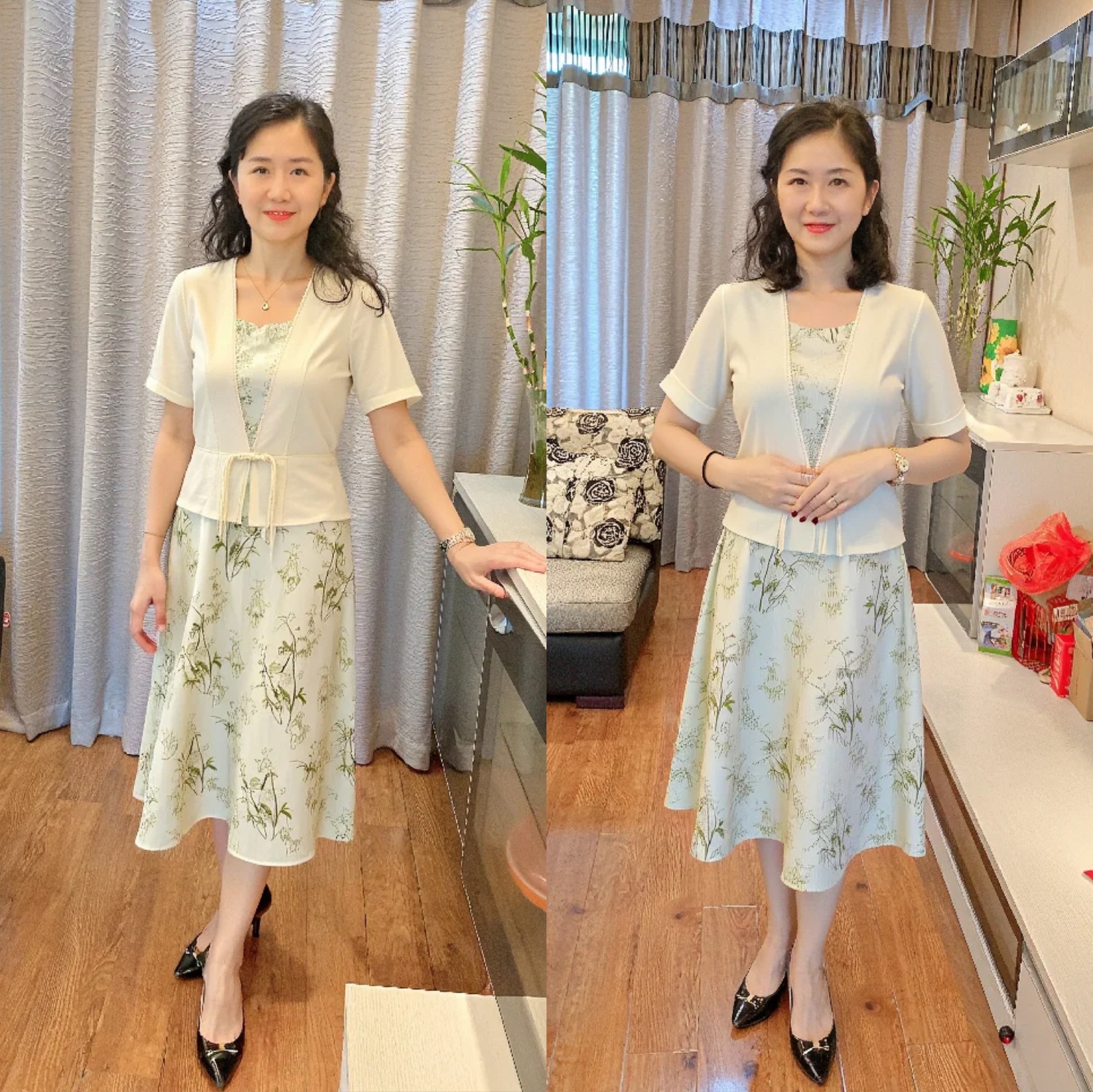 Khi phụ nữ 40+ diện váy hoa, thời gian bỗng trở thành điểm cộng quyến rũ- Ảnh 6. Khi phụ nữ 40+ diện váy hoa, thời gian bỗng trở thành điểm cộng quyến rũ- Ảnh 6.