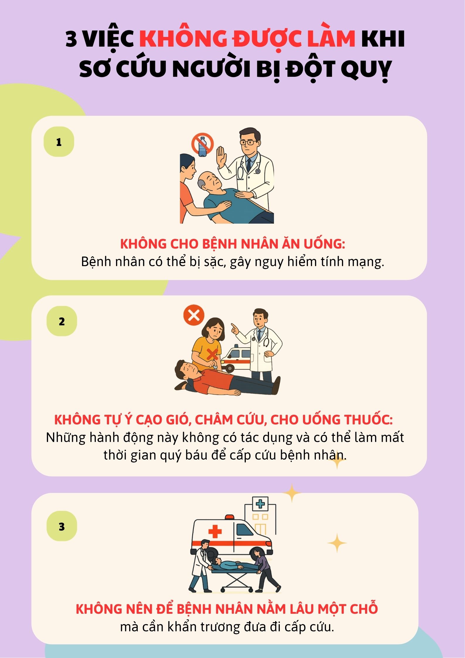 6 việc cần làm ngay và 3 việc không được làm để 6 việc cần làm ngay và 3 việc không được làm để