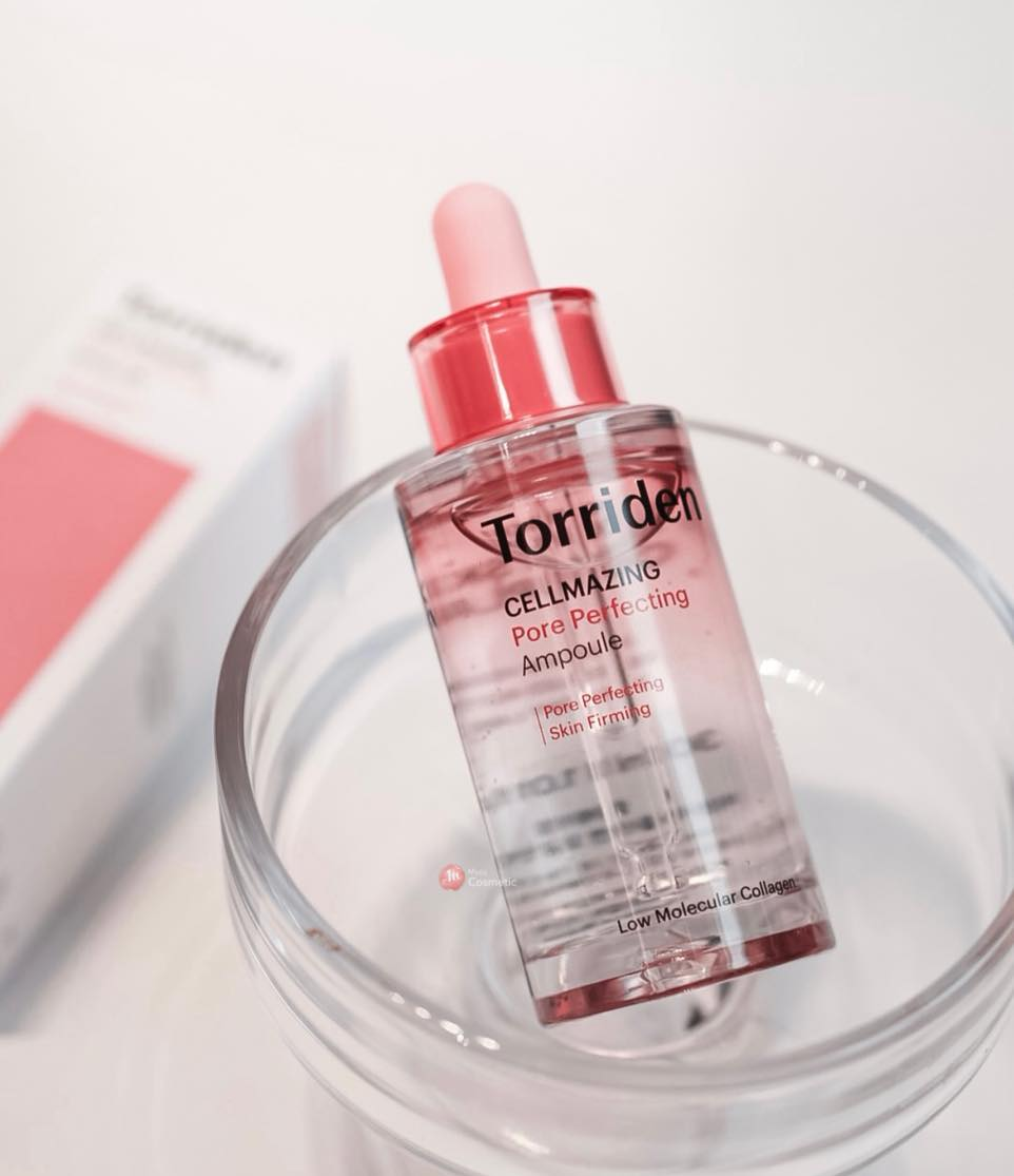 Lỗ chân lông nhỏ đi thấy rõ sau 1 tháng cô nàng này dùng bộ đôi serum dưỡng da bình dân của Hàn - Ảnh 4.