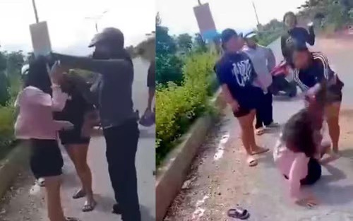 Vụ nữ sinh 14 tuổi bị các bà hàng xóm đánh hội đồng: Người đánh sang nhà nạn nhân gây áp lực đòi gỡ clip? - Ảnh 1.