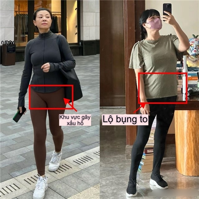 Mùa hè, vì sao phụ nữ trung niên nên tránh mặc quần không đường may ra đường? Xem loạt ảnh so sánh này là hiểu ngay! - Ảnh 3.