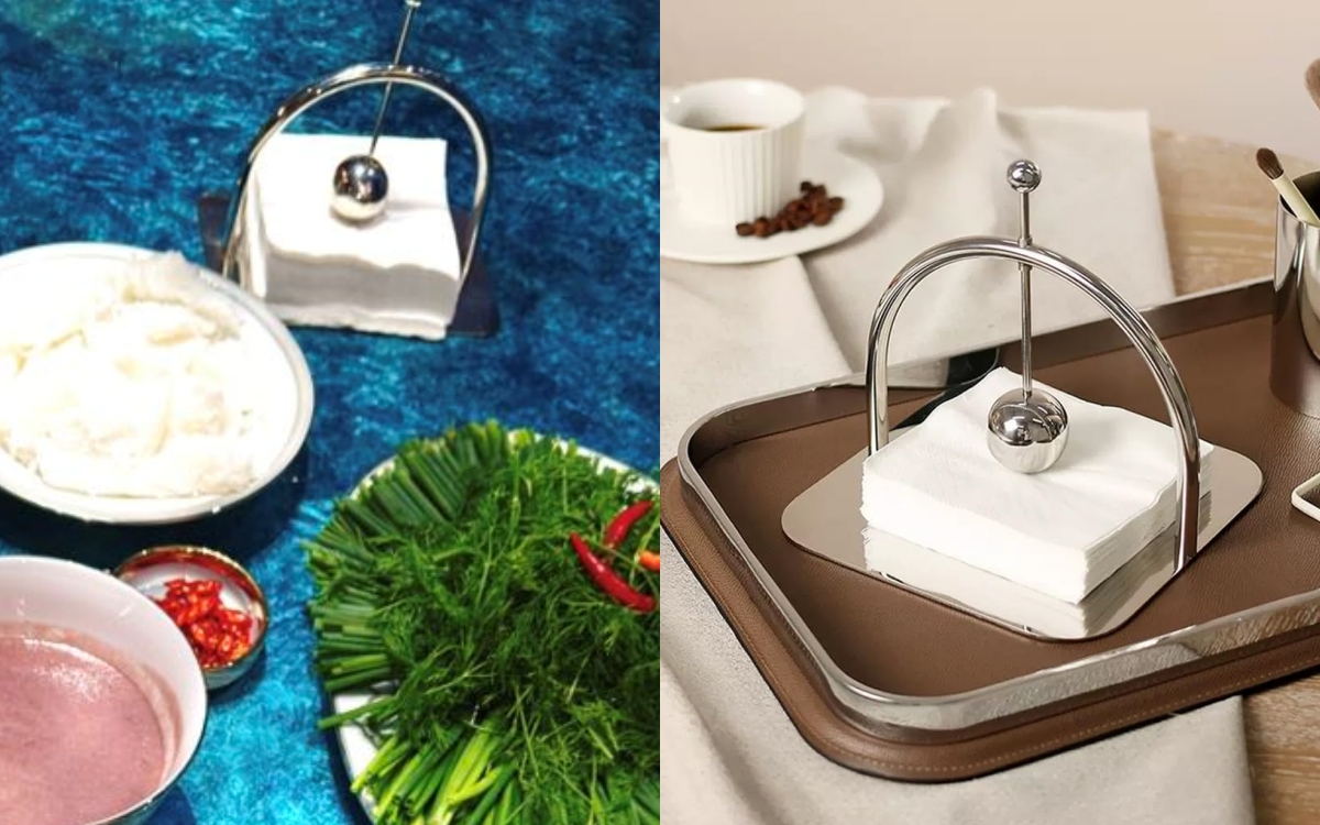 Phương Oanh đúng là có gu thẩm mỹ, dùng đồ đựng giấy ăn chỉ vài trăm nghìn mà trông sang cả căn bếp - Ảnh 3.