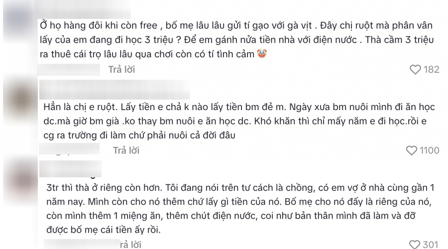 Hai vợ chồng ở Hà Nội thu của em trai 3 triệu/tháng khi ở cùng: Tình thân có cần rạch ròi như vậy, câu chuyện khiến MXH dậy sóng - Ảnh 2. Hai vợ chồng ở Hà Nội thu của em trai 3 triệu/tháng khi ở cùng: Tình thân có cần rạch ròi như vậy, câu chuyện khiến MXH dậy sóng - Ảnh 2.