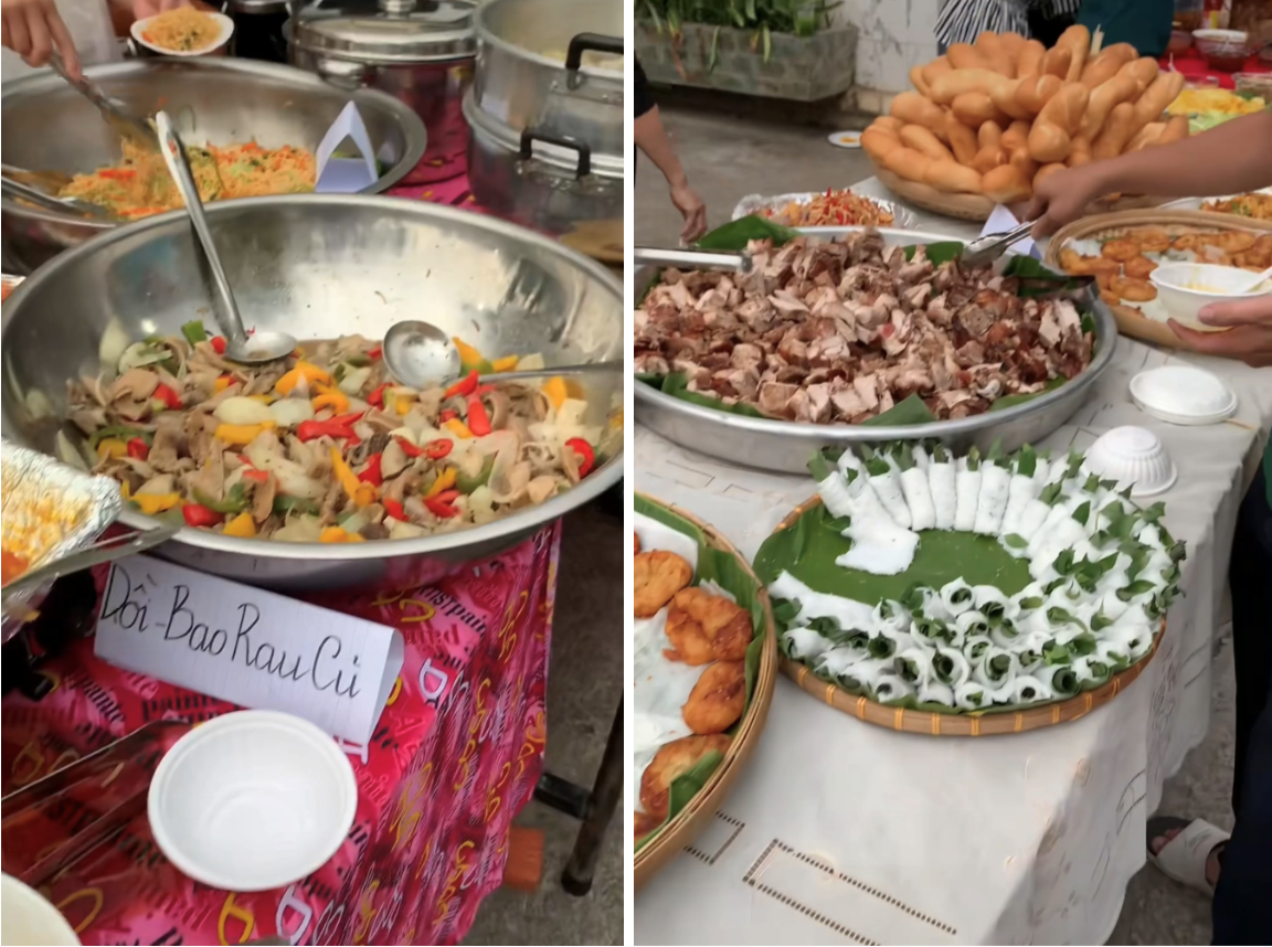Đám giỗ miền Tây "lên đời" thành tiệc buffet: Bàn tiệc dài như quầy tại nhà hàng, món nào cũng xịn khiến ai cũng bất ngờ - Ảnh 2. Đám giỗ miền Tây "lên đời" thành tiệc buffet: Bàn tiệc dài như quầy tại nhà hàng, món nào cũng xịn khiến ai cũng bất ngờ - Ảnh 2.
